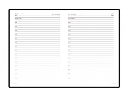 Ежедневник недатированный А6+ Velvet, зефирный розовый