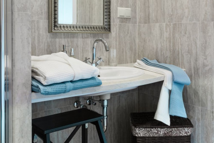 Полотенце вафельное Adore Small, голубое