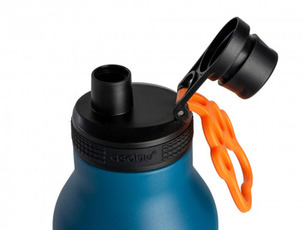 Вакуумный термос Buddy 3-в-1 со съемными мисками для питомцев, 1000 мл, синий