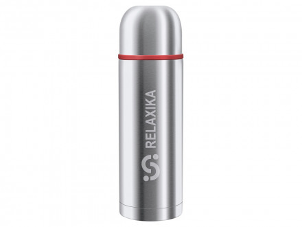 Термос Relaxika 102, 2 чашки, 1000 мл, стальной