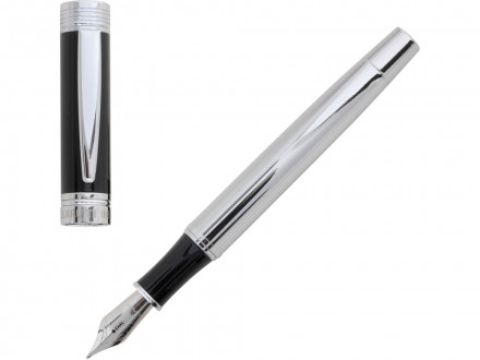 Перьевая авторучка Zoom Classic Black. Cerruti 1881