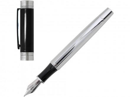 Перьевая авторучка Zoom Classic Black. Cerruti 1881