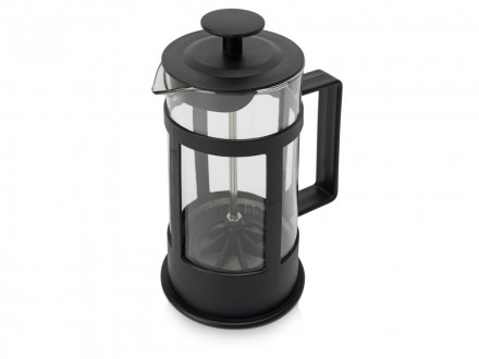 Подарочный набор с чаем, кружкой и френч-прессом Чаепитие, черный