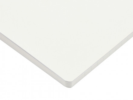 Тетрадь с каменной бумагой А5 Carrara 40 л., линейка, белый