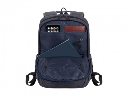 RIVACASE 7760 black ECO рюкзак для ноутбука 15.6
