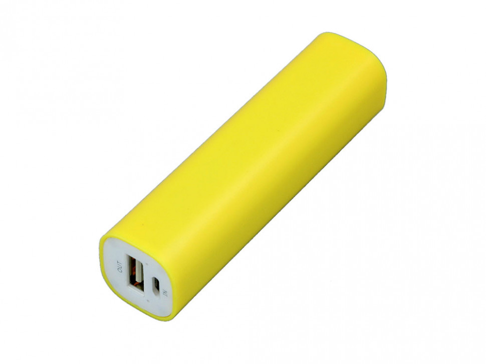 PB030 Универсальное зарядное устройство power bank  прямоугольной формы. 2200MAH. Желтый