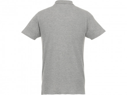 Мужское поло Helios с коротким рукавом, серый яркий