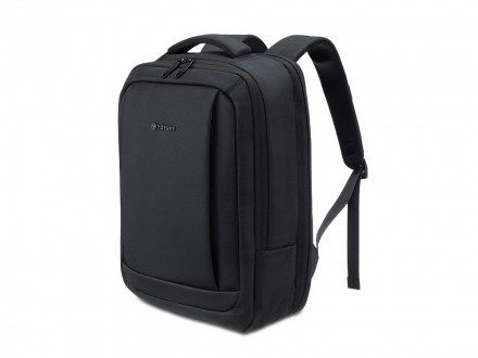 Рюкзак TORBER ВОЯЖ c отделением для ноутбука 17'', черный, полиэстер 900D, 31х17х44 см, 18 л