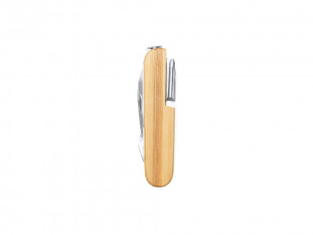 Мультифункциональный нож BINTAL из нержавеющей стали и бамбуковым корпусом