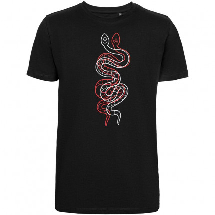 Футболка «Змий», черная