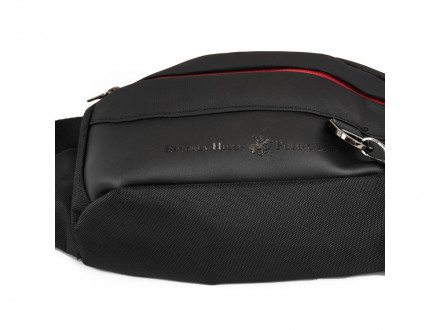 Сумка на пояс мужская Beverly Hills Polo Club, черный