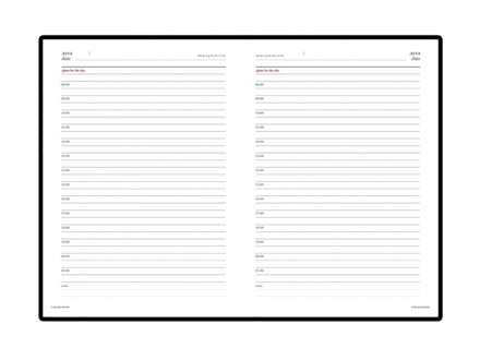 Ежедневник недатированный А6+ Velvet, зефирный мятный