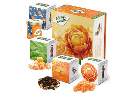 Подарочный набор с чаем и сладостями ПодариМандари (Р)