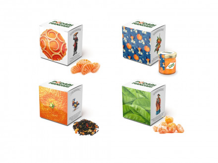 Подарочный набор с чаем и сладостями ПодариМандари (Р)