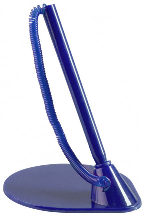 Ручка шариковая Desktop на подставке, синяя