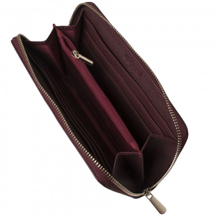 Набор Cacharel: кошелек и шарф, бордовый
