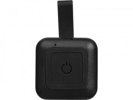 Портативная колонка TWS с подсветкой лого Tiny, 3 Вт, черный