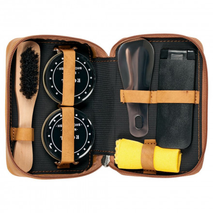 Набор для чистки обуви Tidy, коричневый