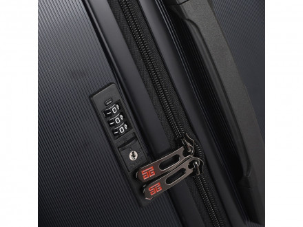 Чемодан Eberhart Craft средний M поликарбонат черный 08C-009-424