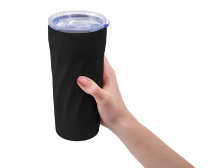 Подарочный набор FAMILY с термосом и термокружкой, черный