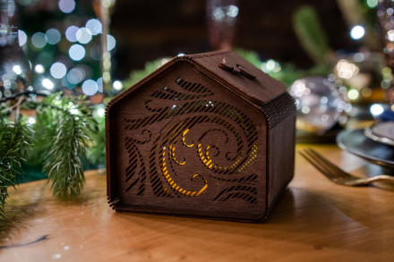 Светильник-шкатулка Lighthouse, малый, со свечой