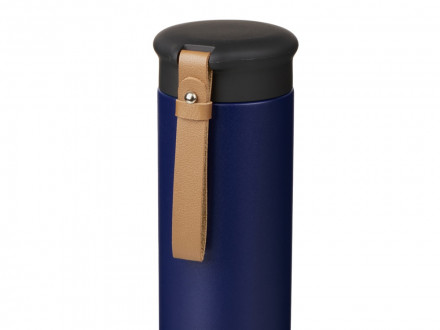 Вакуумный термос Engage, 450 мл, тубус, темно-синий