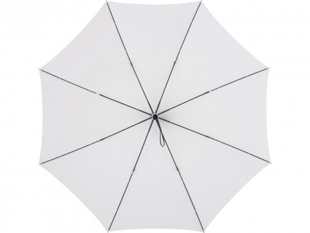 Зонт-трость 7399 Alugolf полуавтомат, белый/титан