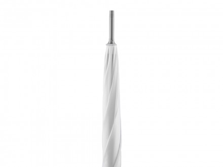 Зонт-трость 7399 Alugolf полуавтомат, белый/титан