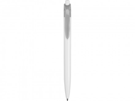Ручка шариковая Какаду, белый/серый