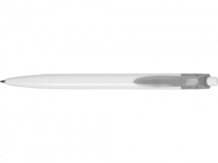 Ручка шариковая Какаду, белый/серый
