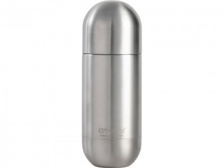 Термос ORB, серебристый, квадратная упаковка