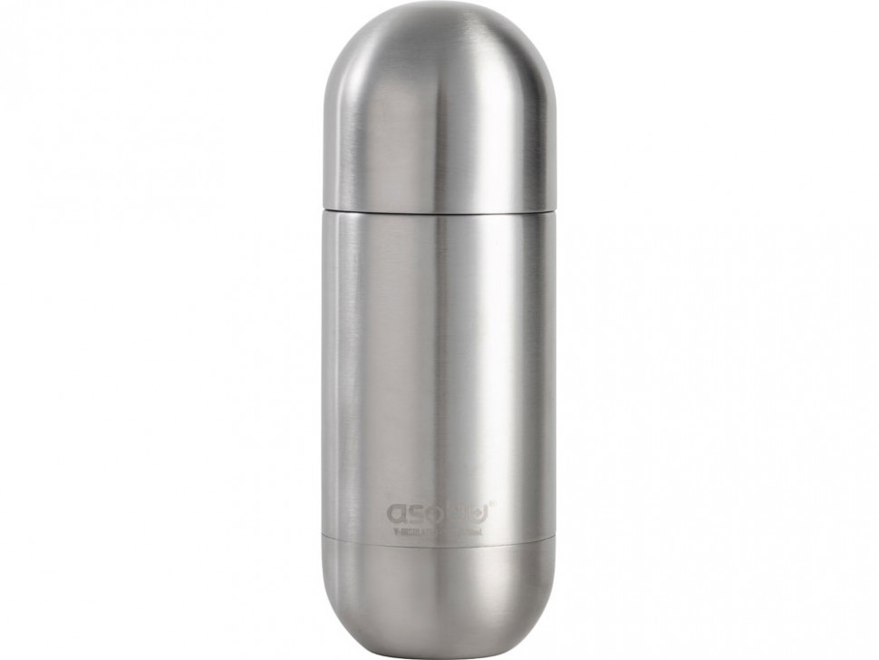 Термос ORB, серебристый, квадратная упаковка