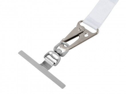 Ланъярд 2,5 см под сублимацию с большим карабином и металлическим держателем для телефона