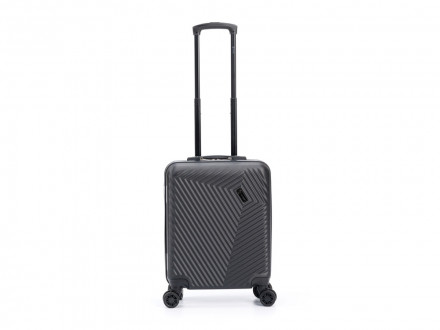 Чемодан TORBER Lama, чёрный, ABS-пластик, 38 х 21 х 55 см, 37 л