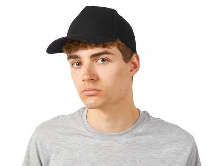 Бейсболка New York 5-ти панельная, черный (Р)