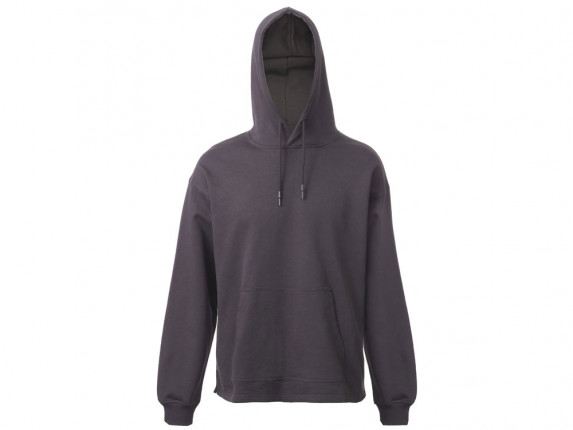 Худи оверсайз Alpha.01 унисекс, темно-серый