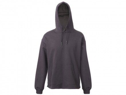 Худи оверсайз Alpha.01 унисекс, темно-серый