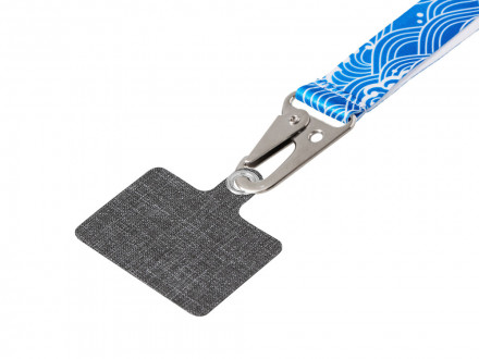 Ремувка под сублимацию с большим карабином и большим держателем для телефона из ПЭ