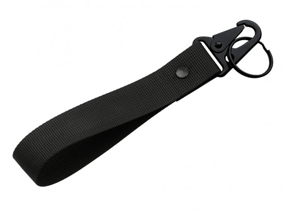 Ремувка Force с усиленным карабином, 2,5 см, черный