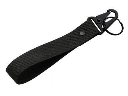 Ремувка Force с усиленным карабином, 2,5 см, черный