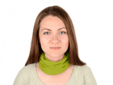 Мультифункциональная бандана Farbe, зеленое яблоко