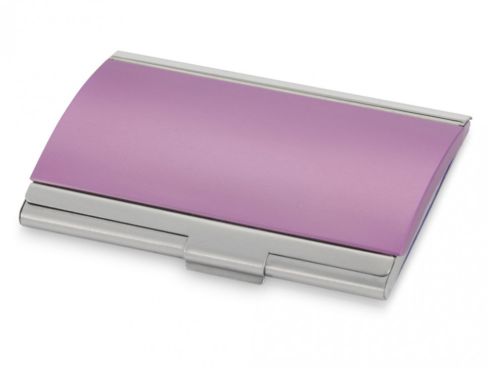 Визитница Смит, фиолетовый/серебристый