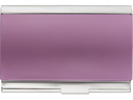 Визитница Смит, фиолетовый/серебристый