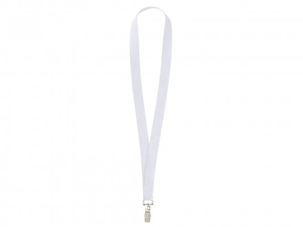 Ланьярд с клипом, белый