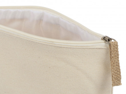 Косметичка Jute из хлопка и джута, натуральный