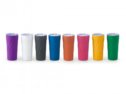 Подарочный набор FAMILY с термосом и термокружкой, темно-синий