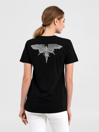 Футболка женская Maleficent Fairy, черная