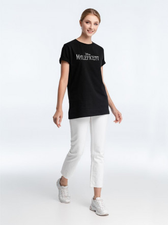 Футболка женская Maleficent Fairy, черная