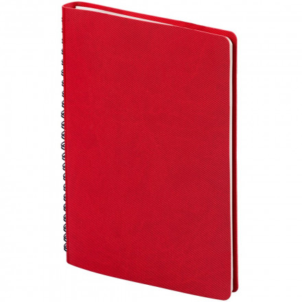 Ежедневник Twill, недатированный, красный