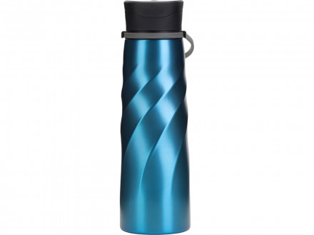 Бутылка для воды Athletica, 1000 мл, нержавеющая сталь, синий